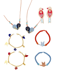 Bijoux Duo D Amitie Beaux Oiseaux - Coffret Avec Accessoires