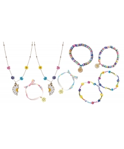 Bijoux Duo D Amitie Flower Power - Coffret Avec Accessoires