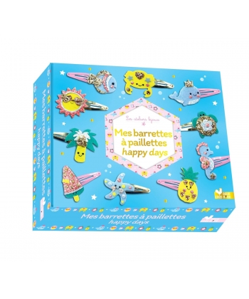 Mes Barrettes A Paillettes Happy Days - Coffret Avec Accessoires