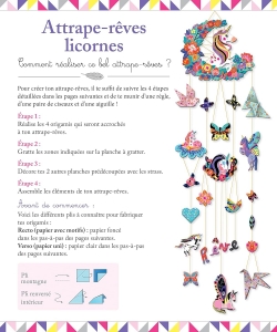 Attrape-Reves Licornes - Coffret Avec Accessoires Rose