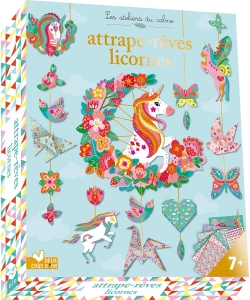 Attrape-Reves Licornes - Coffret Avec Accessoires Vert