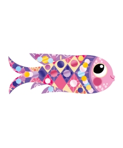 Mes Poissons D Avril En Gommettes Metal - Pochette Avec Accessoires