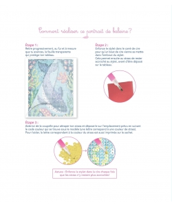 Tableau Mini Strass Baleine - Boite Avec Accessoires