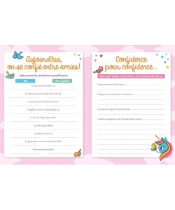 Coffret Mon Carnet Secret Bebes Licornes Avec Stylo Fantaisie +Cadenas