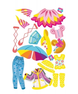 Defiles De Mode Tenues Fluo - Bloc Spirale