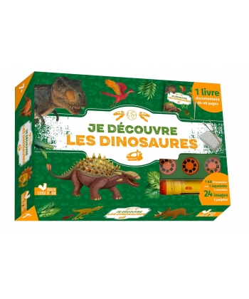 Je Decouvre Les Dinos - Coffret Avec Lampe Et Kit Excavation
