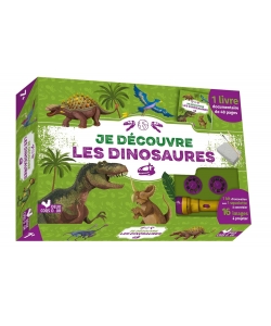 Je Decouvre Les Dinosaures - Coffret Avec Lampe Et Kit Excavation