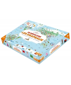 Je Decouvre Les Drapeaux - Coffret Avec Puzzle