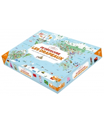 Je Decouvre Les Drapeaux - Coffret Avec Puzzle