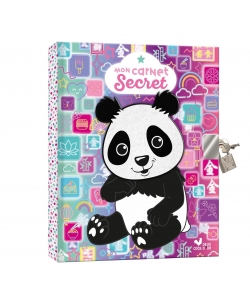 Mon Carnet Secret Panda +Cadenas