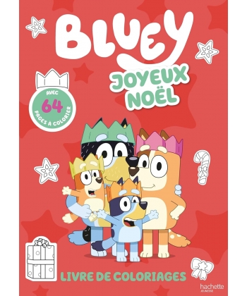 Bluey Livre De Coloriage Joyeux Noel
