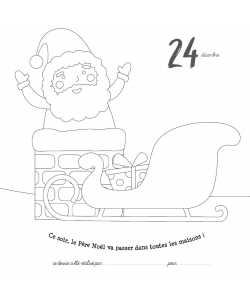 Mon Calendrier De Coloriages De L`Avent Noel