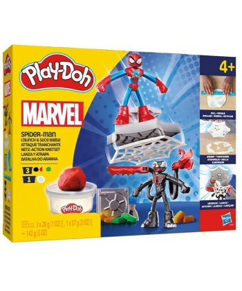 Play Doh Spiderman Launch & Slice Battle Hbphf9827
