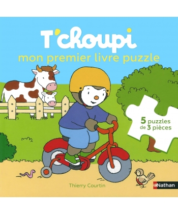 T Choupi Mon Premier Livre Puzzle (5 Puzzles De 3 Pieces)