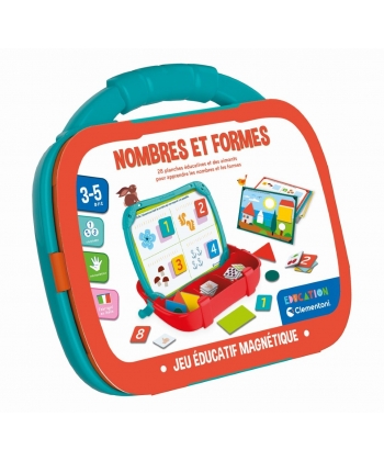 Education Clementoni Magnetic Case Numbers And Forms Tc52676
