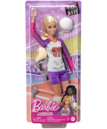Mattel Barbie Made To Move Volleyball Doll Mtbbhkt72