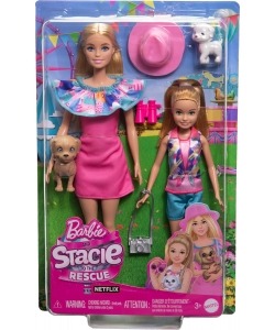 Mattel Barbie Stacie & Barbie 3Pcs/Pack Mtbbhrm09