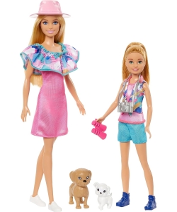 Mattel Barbie Stacie & Barbie 3Pcs/Pack Mtbbhrm09