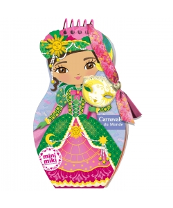 Minimiki Carnet Creatif - Carnavals Du Monde (Avec Un Bracelet) Nouvelle Edition