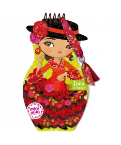 Minimiki Carnet Creatif - Ines En Espagne (Avec Un Bracelet) Nouvelle Edition