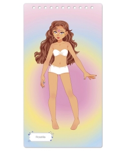 Carnet Creatif Mode Academy Arc-En-Ciel (Avec Un Bracelet)