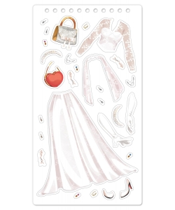 Carnet Creatif Mode Academy Mariage (Avec Un Bracelet)