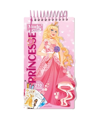 Carnet Creatif Mode Academy Princesses (Avec Un Bracelet)