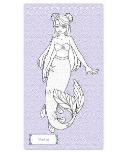 Carnet Creatif Mode Academy Sirenes (Avec Un Bracelet)