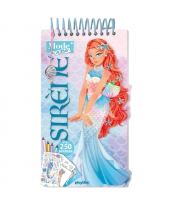 Carnet Creatif Mode Academy Sirenes (Avec Un Bracelet)