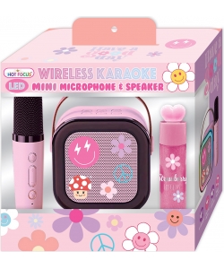 Hot Focus Led Wireless Karaoke With Mini Microphone And Speaker Tc607Go