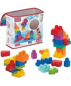 Mega Blocks Building Bag 80Pcs Classic Mtmgdch63