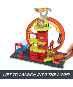 Hotwheels City Super Fire Station Mthwhkx41