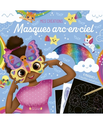 Mes Creations Pochette - Masques Arc-En-Ciel