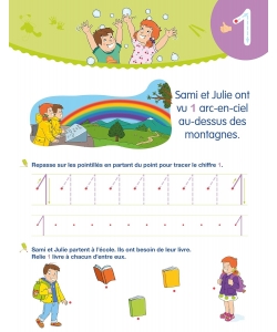 Sami Et Julie Mon Cahier Effacable - J Ecris Les Nombres (3-6 Ans)