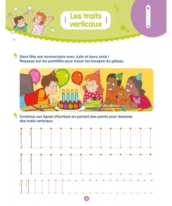 Sami Et Julie Mon Cahier Effacable - Mes Premiers Traces, Formes Et Dessins (2-6 Ans)