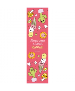 Marque-Pages A Colorier - Kawaii