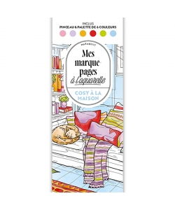 Mes Marque-Pages A L Aquarelle - Cosy A La Maison +Pinceau +Palette