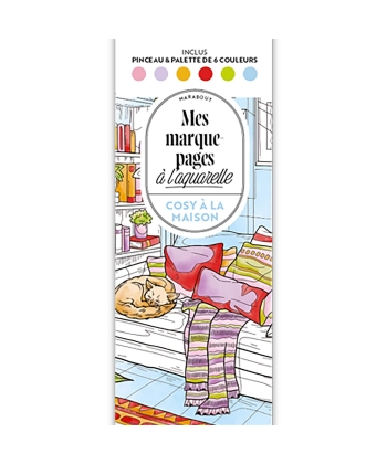 Mes Marque-Pages A L Aquarelle - Cosy A La Maison +Pinceau +Palette