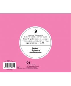 Mon P Tit Kit Coloriage - Animaux Kawai +Crayons