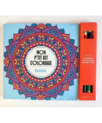 Mon P Tit Kit Coloriage - Mandalas +Crayons