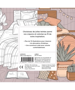 Petit Livre A Colorier Anti-Stress - Sweet Home