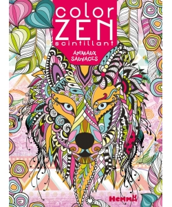 Color Zen Scintillant - Animaux Sauvages