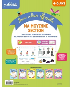 Toute Ma Maternelle - Mon Cahier Effacable - Ma Moyenne Section (4-5 Ans)