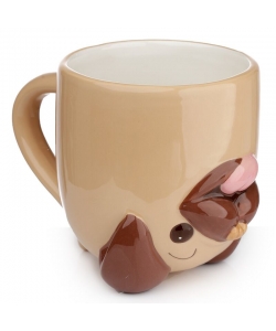 Mug Puckator Mopps Pug Upside Down Ceramic Umug12