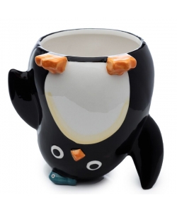 Mug Puckator Huddle Penguin Upside Down Ceramic Umug15