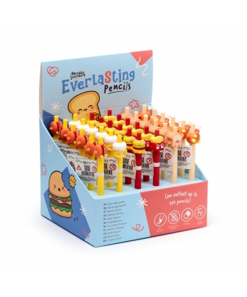 Pencil Puckator Foodiemals Fast Food Everlasting Sta362