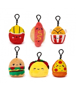 Keyring Puckator Squidglys Foodiemals Plush Key291