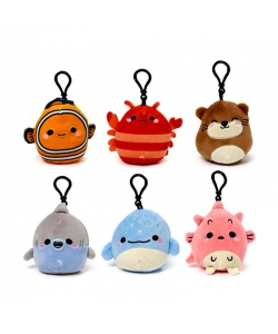 Keyring Puckator Squidglys Adoramals Selfie Plush Key292