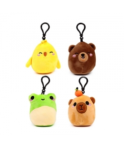 Keyring Puckator Squidglys Adoramals Plush Mini Key302