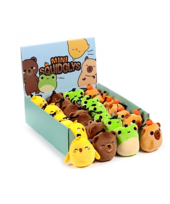Keyring Puckator Squidglys Adoramals Plush Mini Key302
